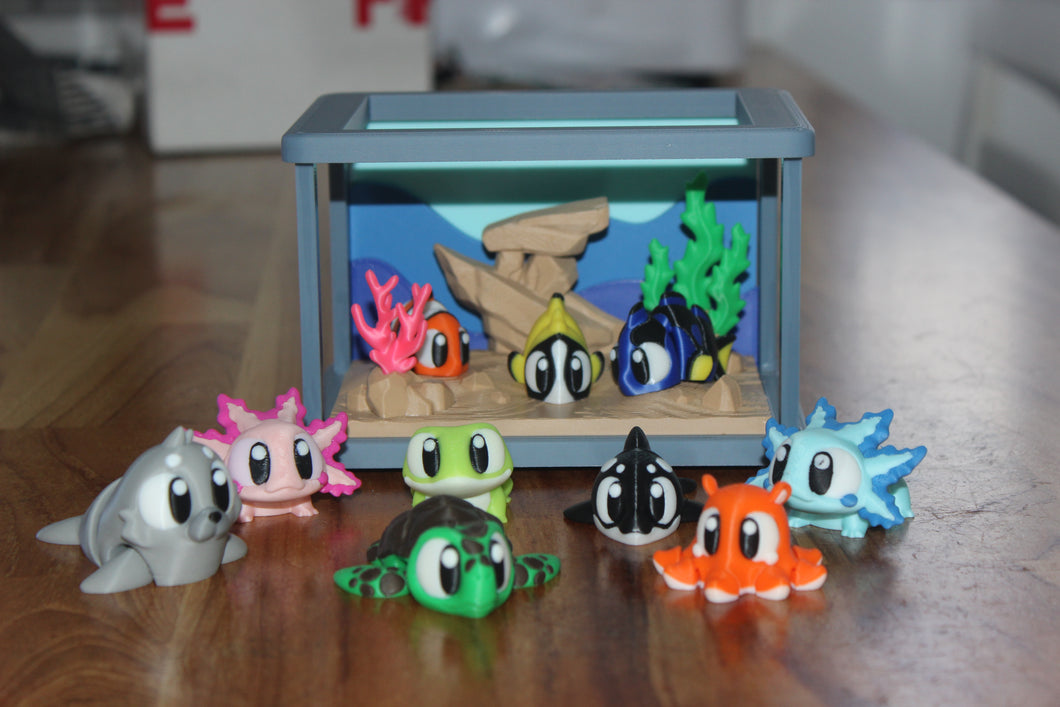 Mini Ocean Fish Tank Play Set