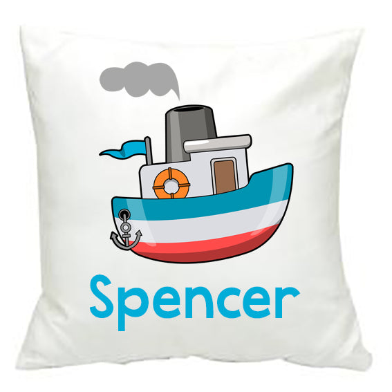 Personalised Boat Cushion Cover - Made by Skye