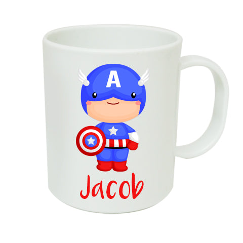 Personalised Captain America Mug - Made by Skye