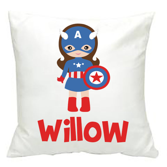 Personalised Captain America Girl Cover - Made by Skye