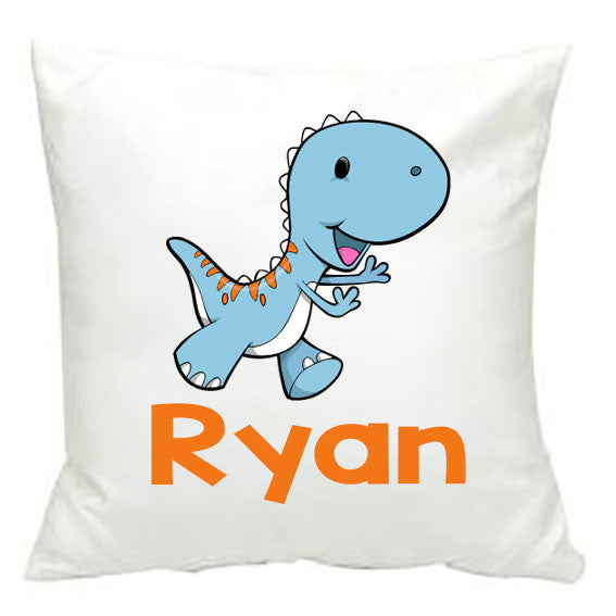 Personalised Dinosaur Cushion Cover - Made by Skye