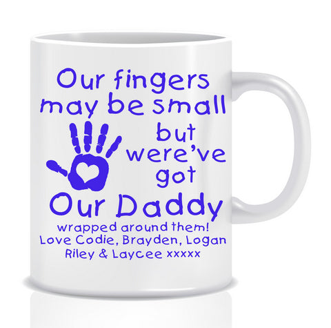 Our Fingers May be Small Mug - Made by Skye