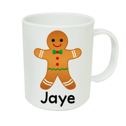 Personalised Gingerbread Man Mug - Made by Skye
