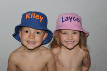 Personalised Kids Bucket Hats 46-50cm Infants Size - Made by Skye