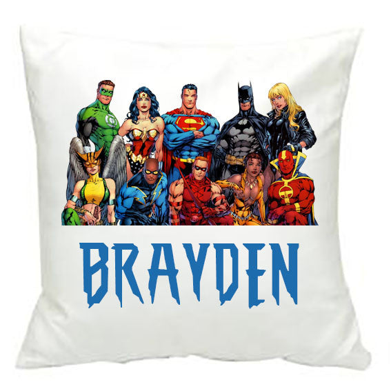 Personalised Marvel Inspired Cushion Cover - Made by Skye