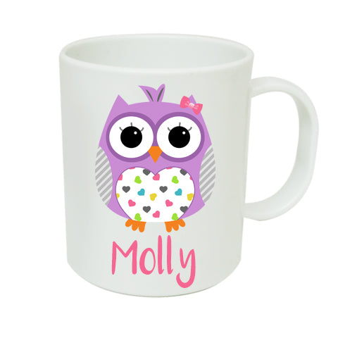 Personalised Owl Mug - Made by Skye