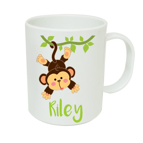Personalised Monkey Mug - Made by Skye