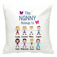 Personalised This Belongs to Cushion Cover - Made by Skye