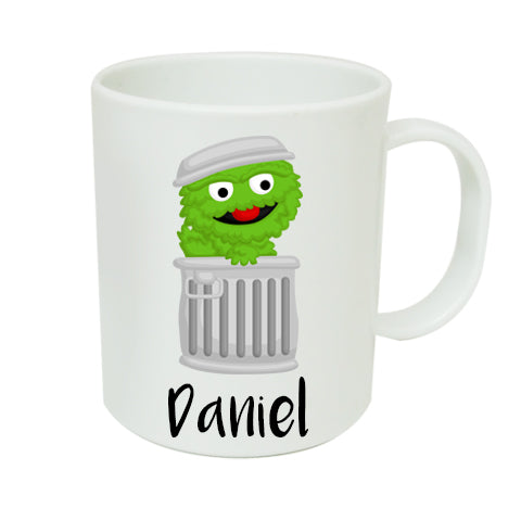 Personalised Oscar the Grouch Mug - Made by Skye
