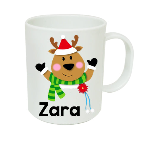 Personalised Reindeer Mug - Made by Skye
