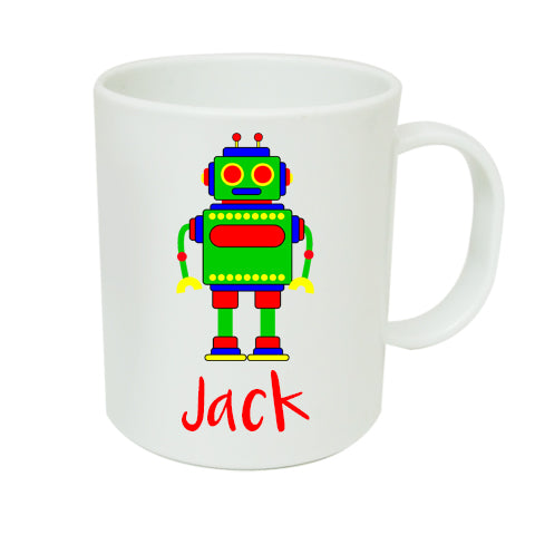 Personalised Robot Mug - Made by Skye