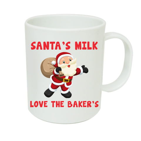 Personalised Santa's Milk Mug - Made by Skye