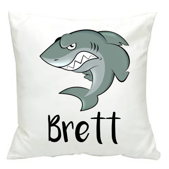 Personalised Shark Cushion Cover - Made by Skye