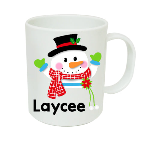 Personalised Snowman Mug - Made by Skye