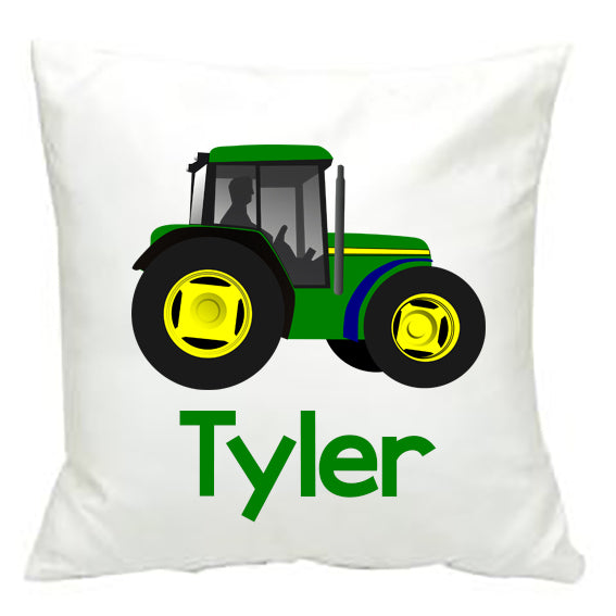 Personalised Tractor Cushion Cover - Made by Skye