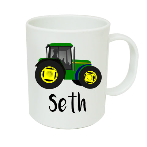 Personalised Tractor Mug - Made by Skye