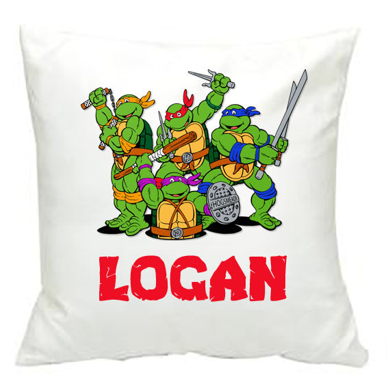 Personalised Turtle Inspired Cushion Cover - Made by Skye