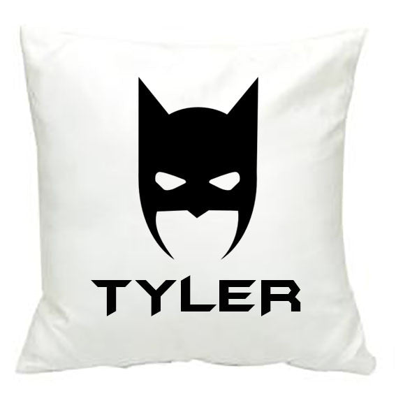 Personalised Batboy Inspired Cushion Cover - Made by Skye