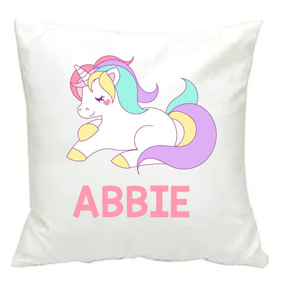 Personalised Unicorn Cushion Cover - Made by Skye