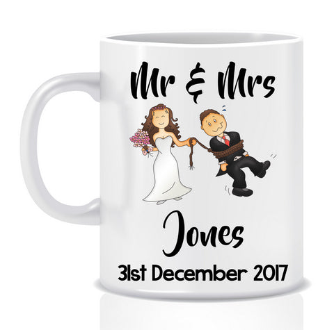 Personalised Wedding Mug - Made by Skye