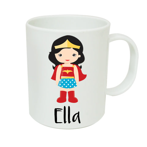 Personalised Wonder Girl Mug - Made by Skye